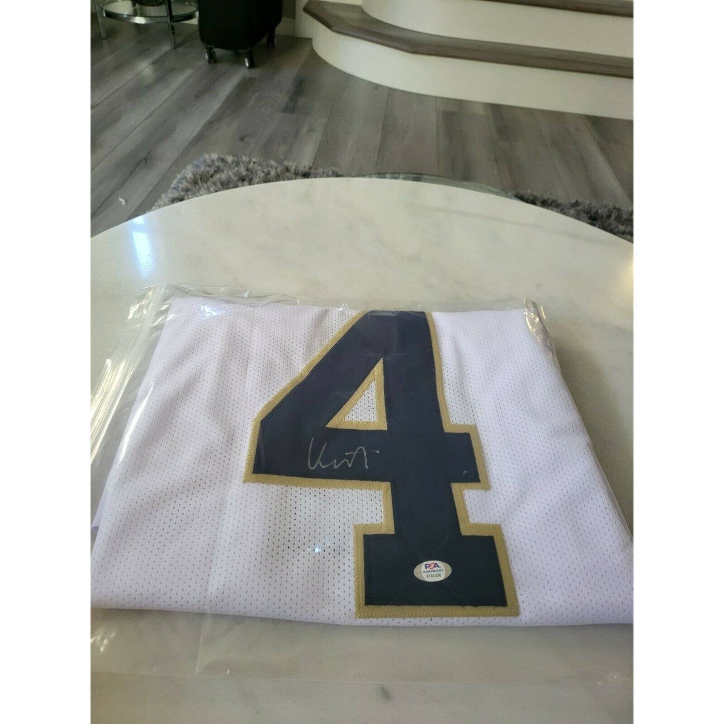 Kevin Austin Jr Autographed/Signed Jersey COA Notre Dame Fighting Irish - TreasuresEvolved