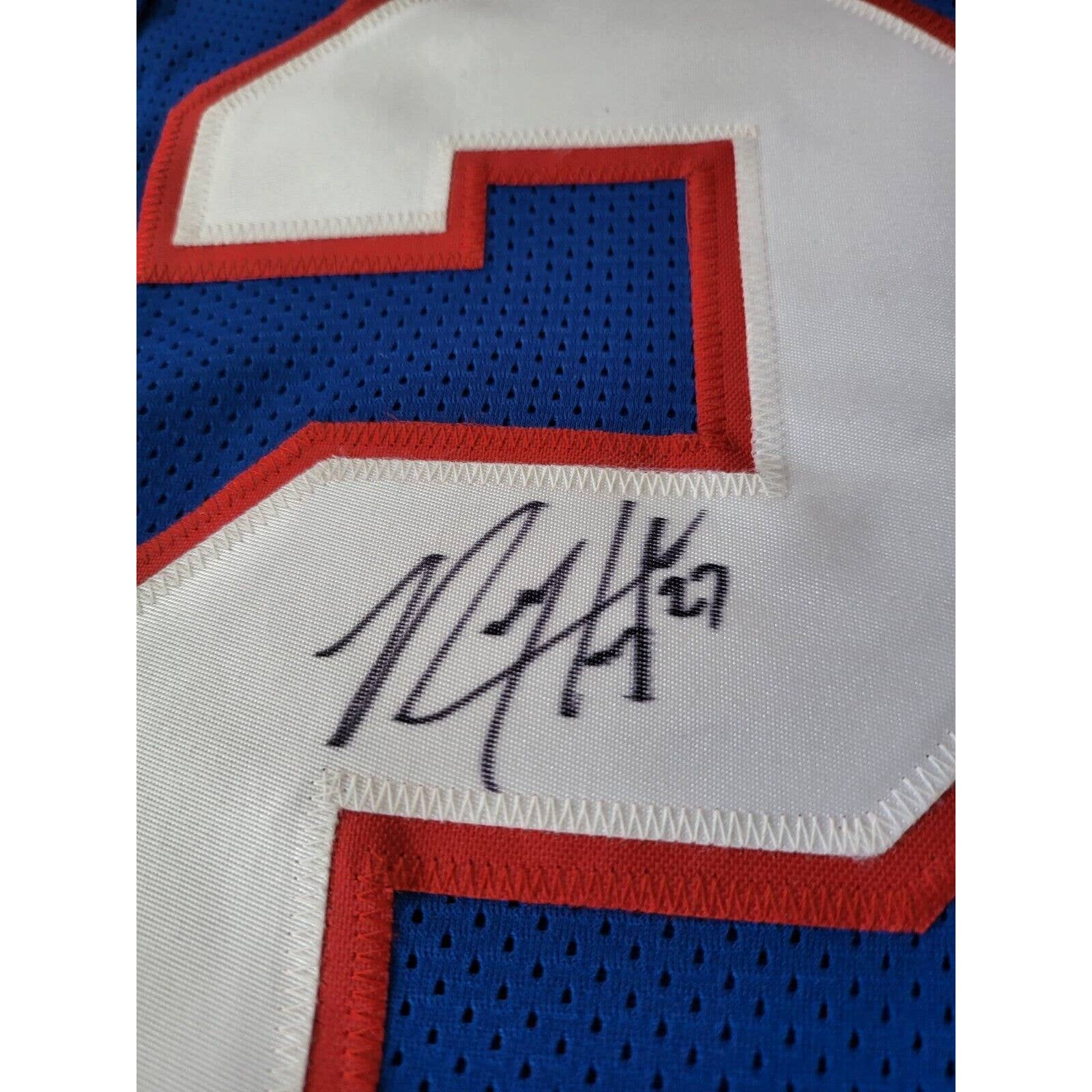 Rodney Hampton Autographed/Signed Jersey JSA COA New York Giants - TreasuresEvolved