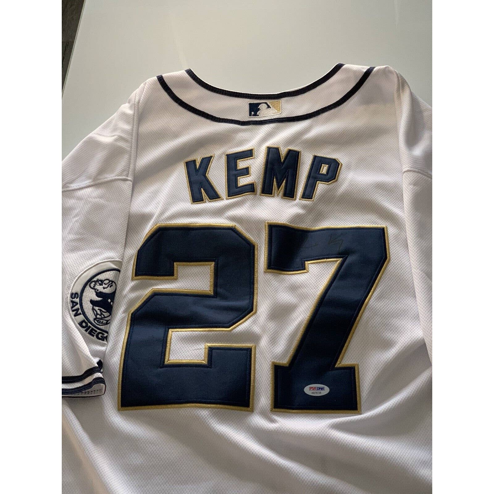 Matt Kemp Autographed/Signed Jersey San Diego Padres PLEASE READ - TreasuresEvolved