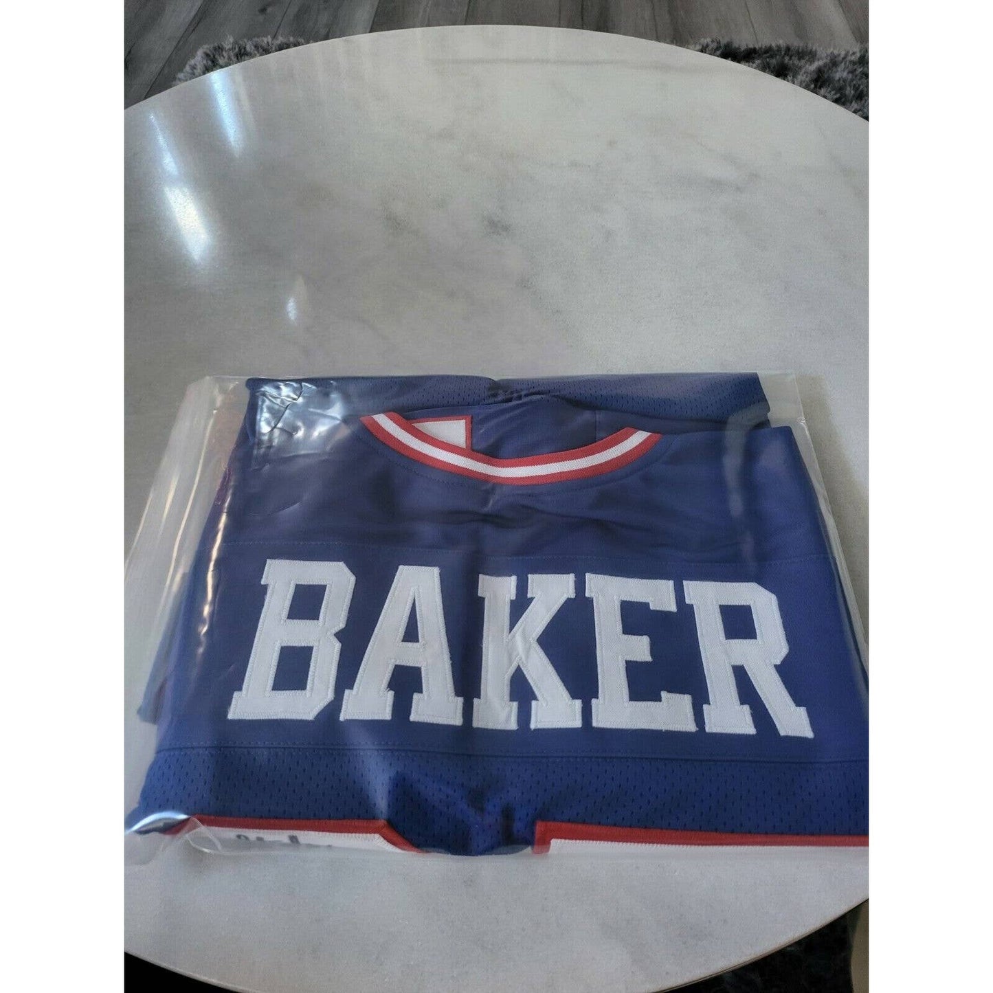 Stephen Baker Autographed/Signed Jersey New York Giants Star TD Maker - TreasuresEvolved