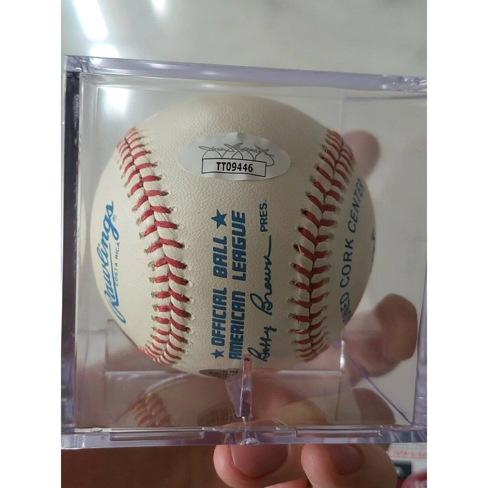 Johnny Mize and Ralph Kiner Autographed/Signed Baseball JSA - TreasuresEvolved