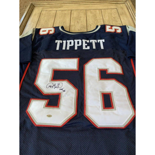Andre Tippett Autographed/Signed Jersey New England Patriots HOF - TreasuresEvolved