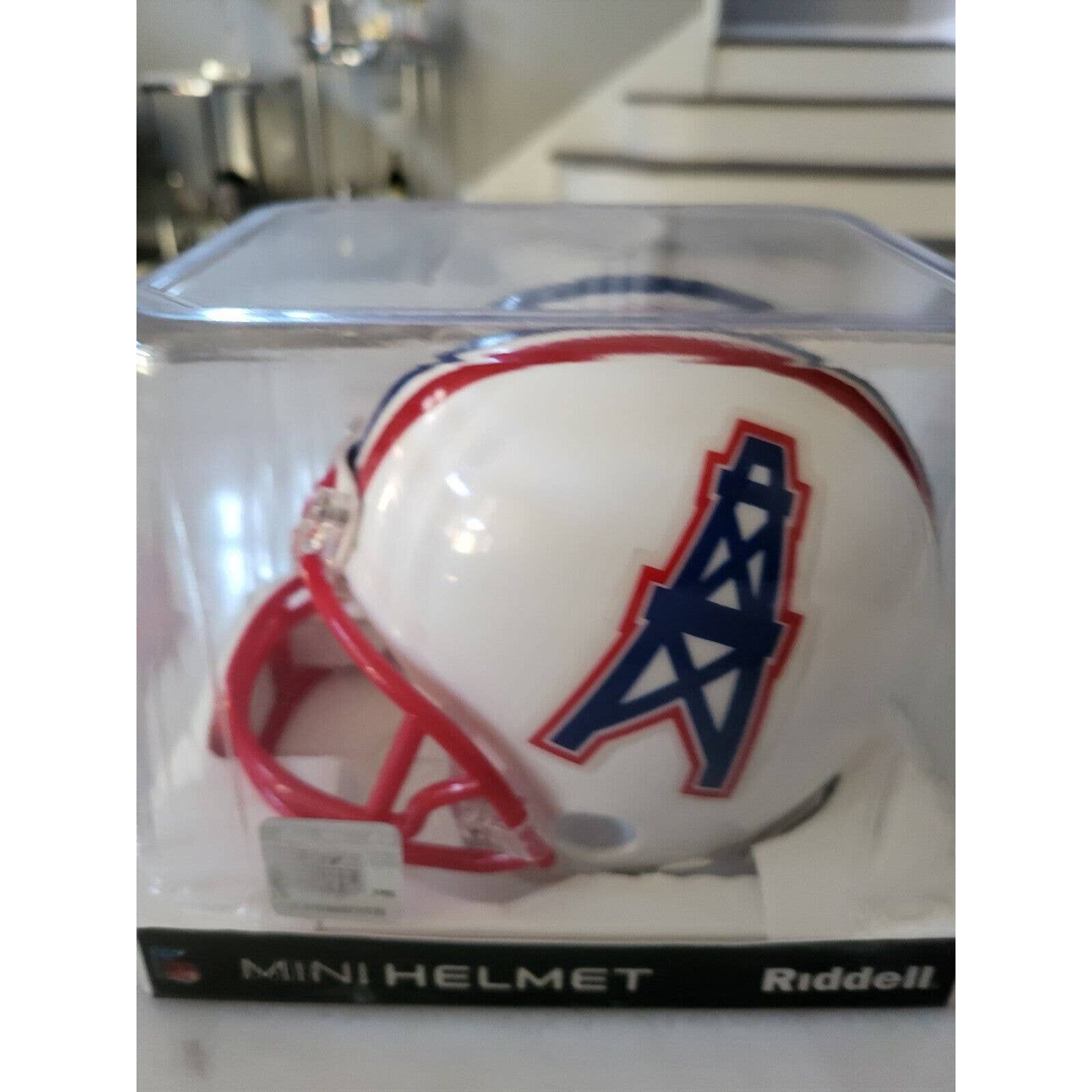 Robert Brazile Autographed/Signed Mini Helmet PSA/DNA COA Houston Oilers - TreasuresEvolved