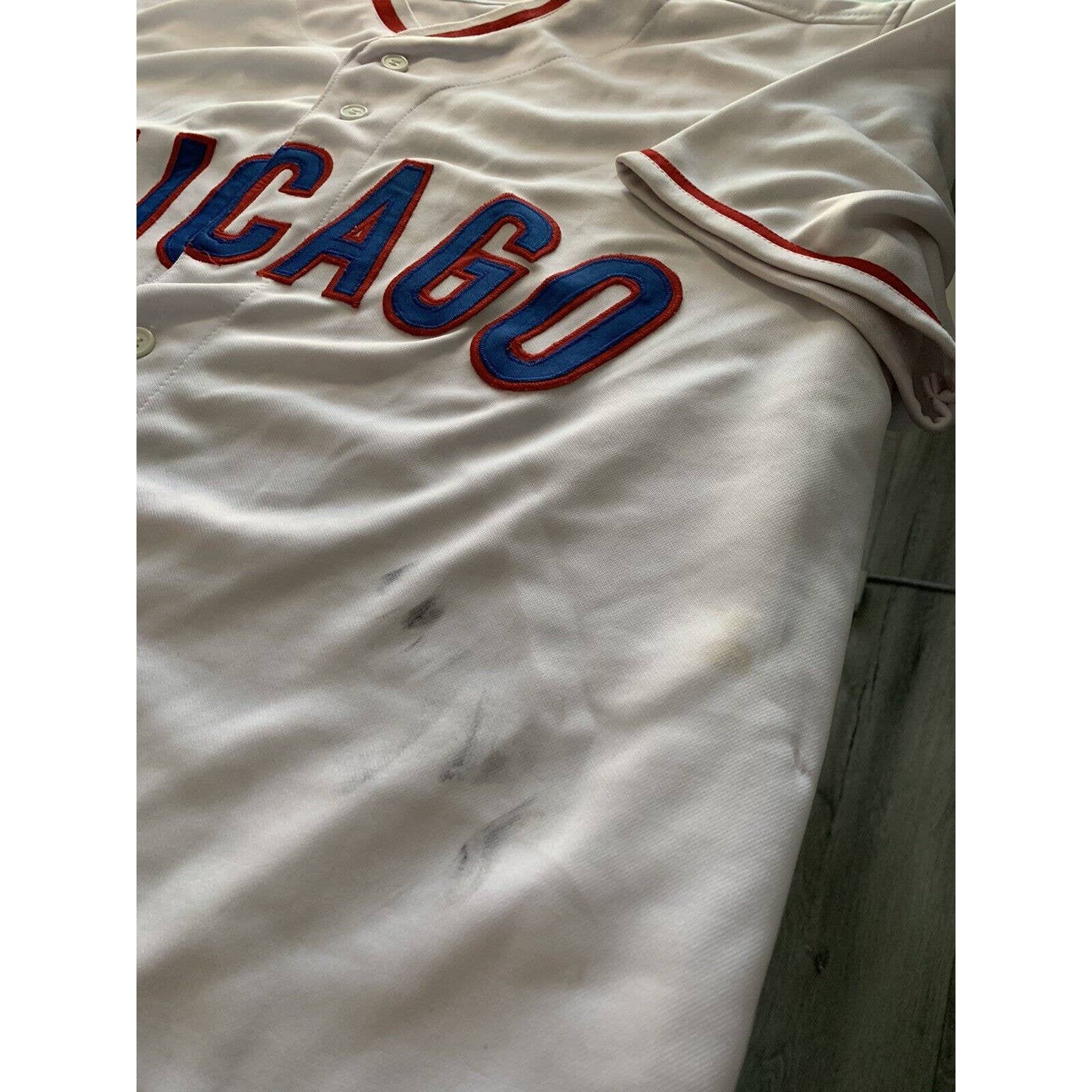 Lee Smith Autographed/Signed Jersey JSA Sticker Chicago Cubs PLEASE READ - TreasuresEvolved