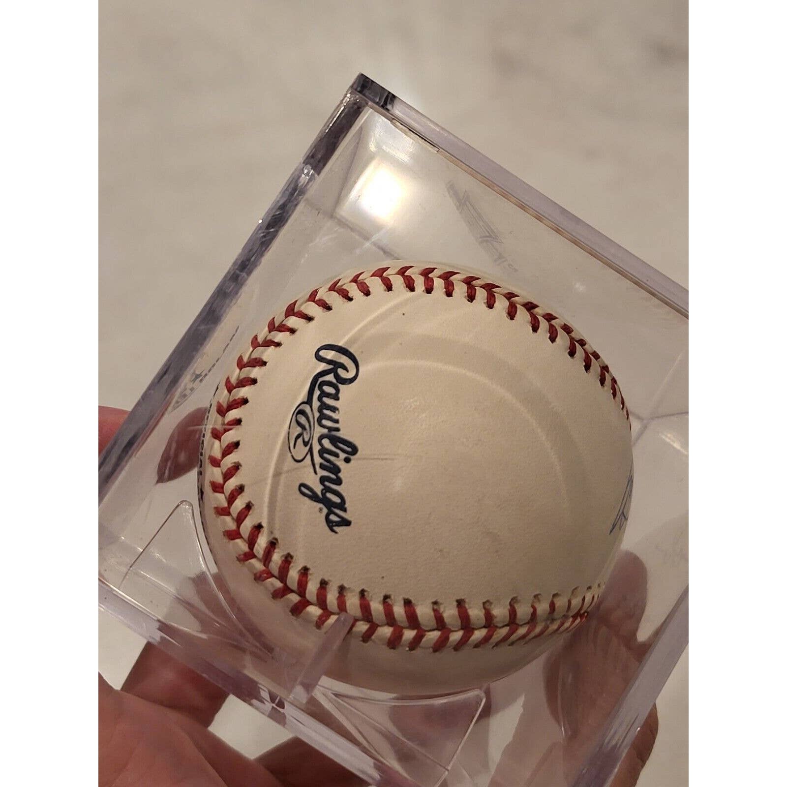 Bob Feller Autographed/Signed Baseball Topps Reserve - TreasuresEvolved