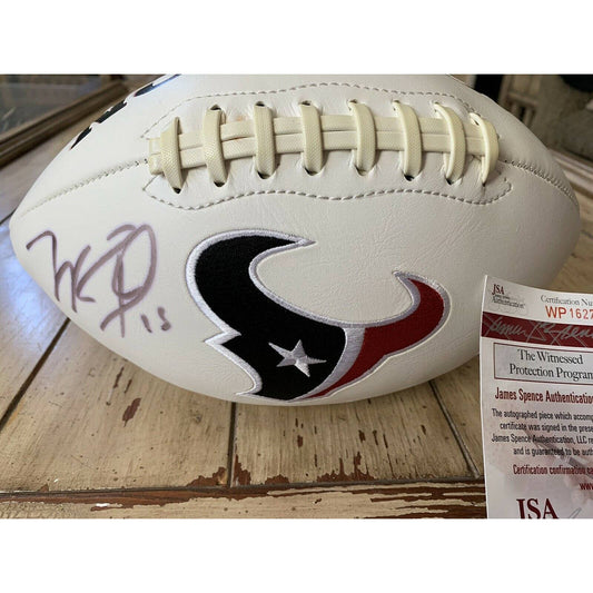 Will Fuller Autographed/Signed Football JSA COA Houston Texans - TreasuresEvolved