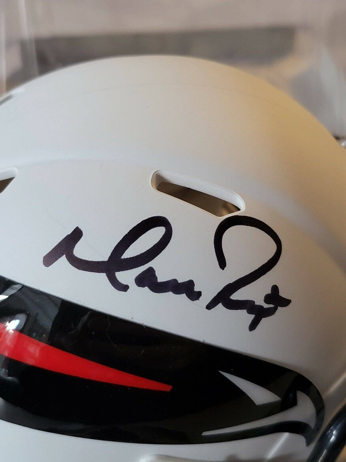 Matt Ryan Autographed/Signed Mini Helmet Atlanta Falcons Amp B - TreasuresEvolved