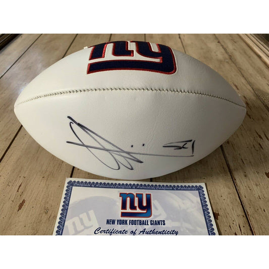 Olivier Vernon Autographed/Signed Football COA New York Giants - TreasuresEvolved