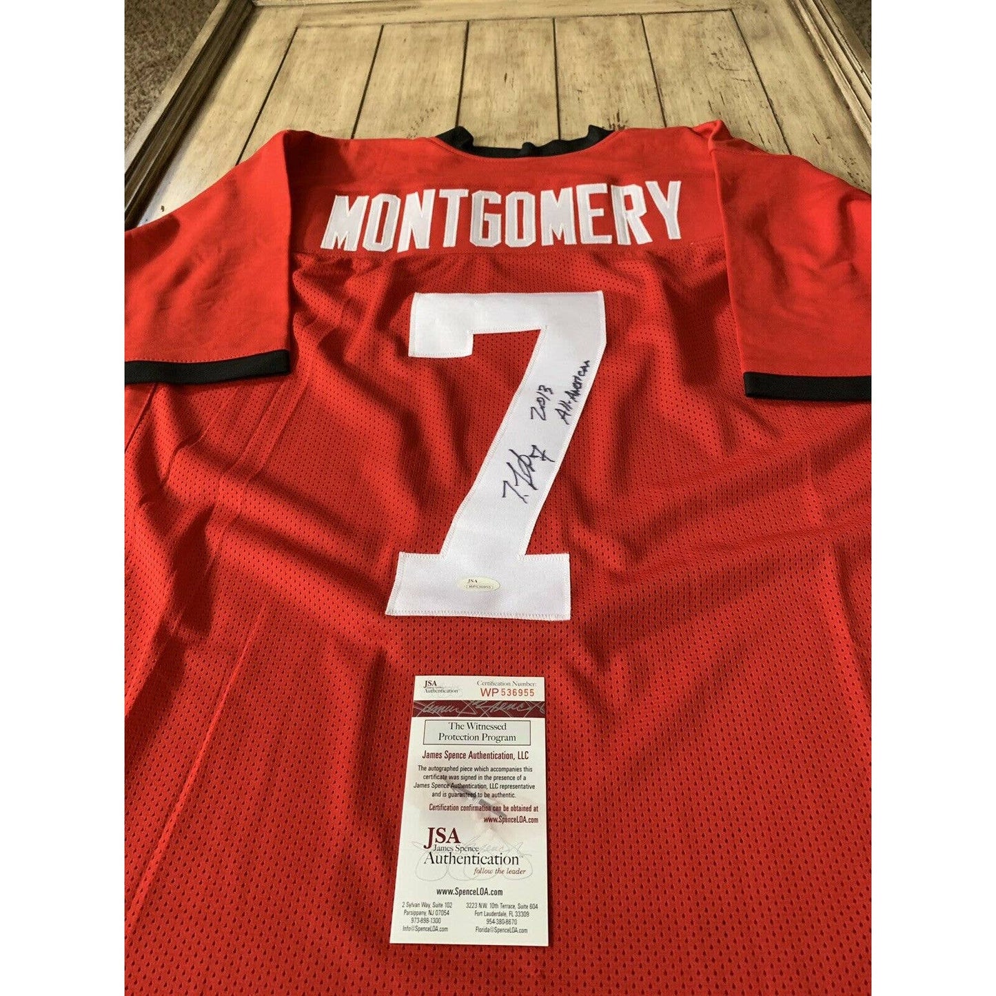 Ty Montgomery Autographed/Signed Jersey JSA COA Stanford Cardinal - TreasuresEvolved