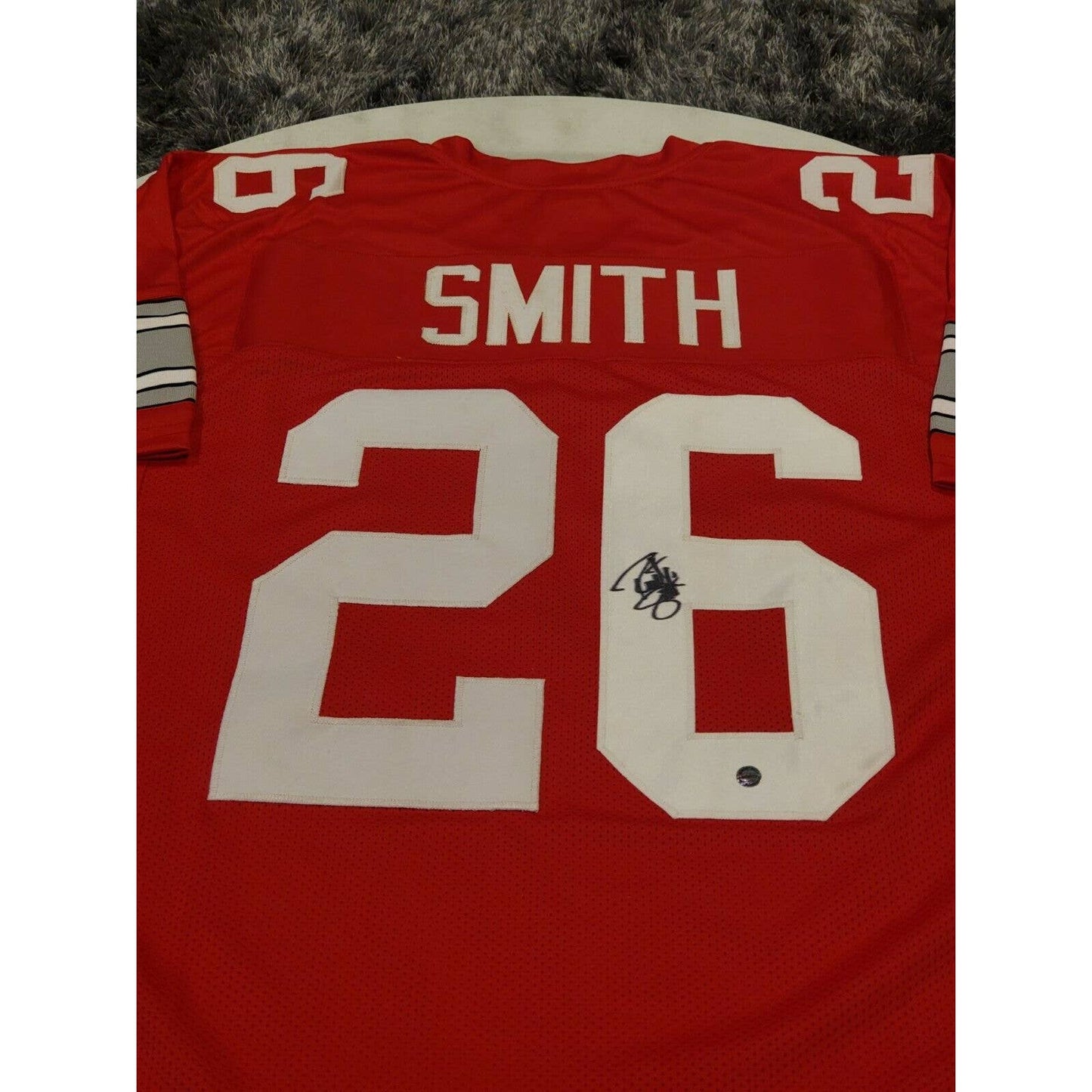 Robert Smith Autographed/Signed Jersey Ohio State Buckeyes St - TreasuresEvolved