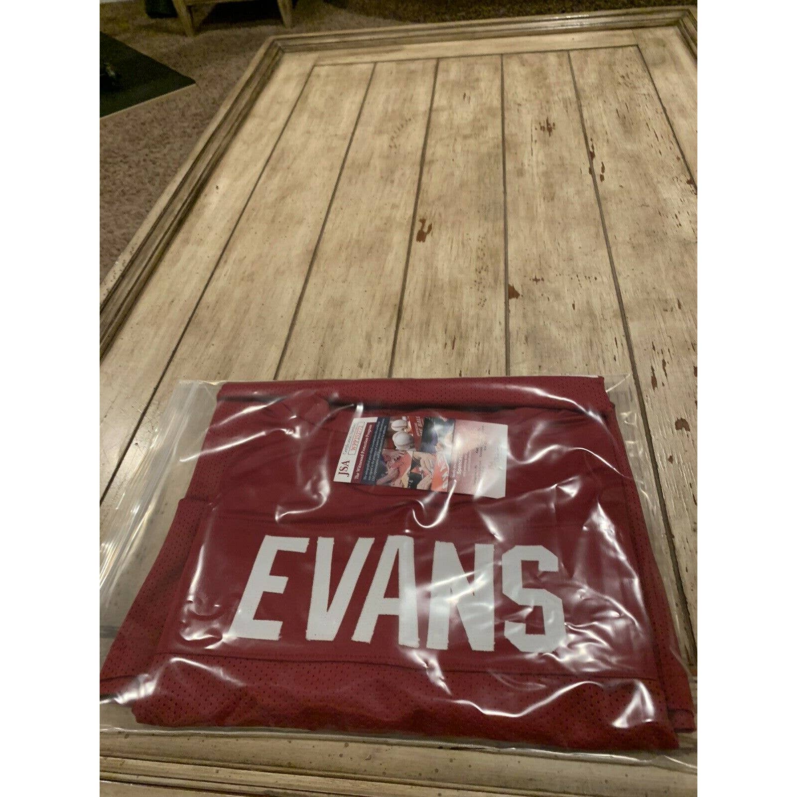 Rashaan Evans Autographed/Signed Jersey JSA COA Alabama Crimson Tide - TreasuresEvolved