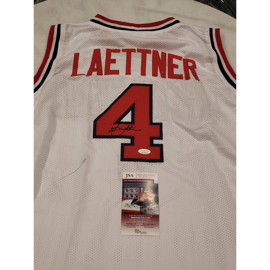 Christian Laettner Autographed/Signed Jersey JSA COA Duke Team USA PLEASE READ - TreasuresEvolved