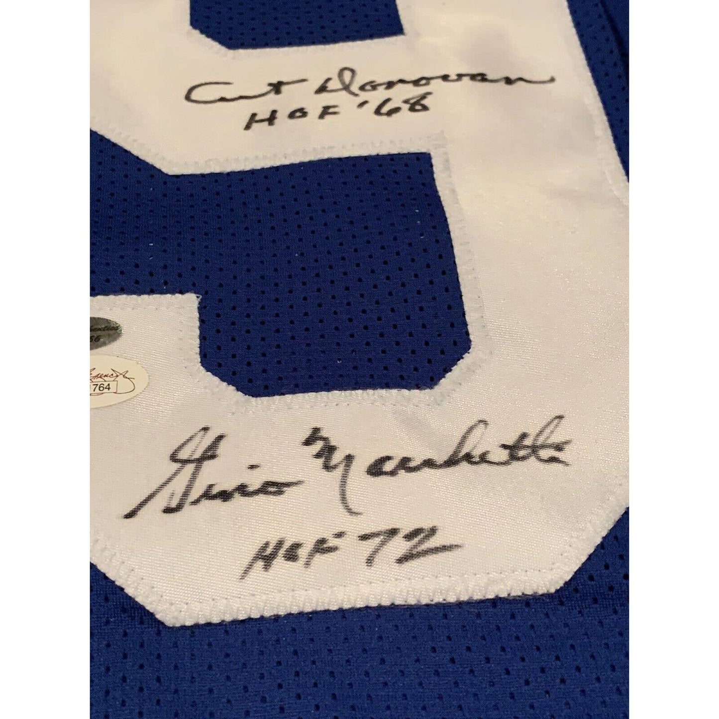 Donovan Moore Marchetti Autographed/Signed Jersey Indianapolis Colts Baltimore - TreasuresEvolved