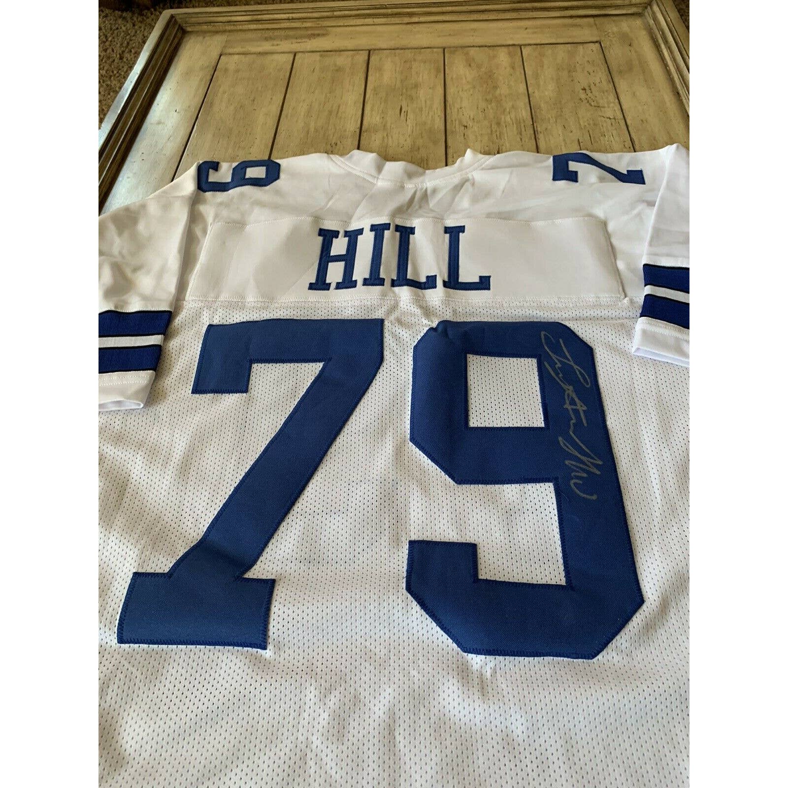 Trysten Hill Autographed/Signed Jersey Dallas Cowboys - TreasuresEvolved