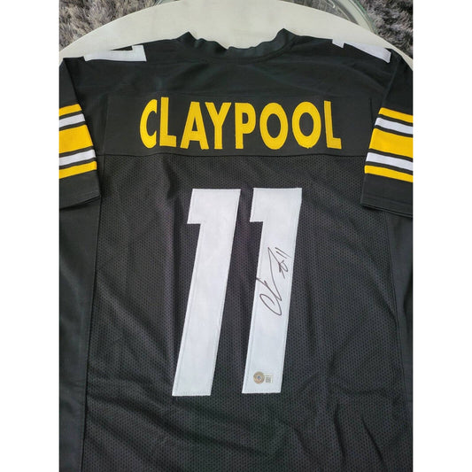 Chase Claypool Autographed/Signed Jersey Beckett Sticker Pittsburgh Steelers - TreasuresEvolved