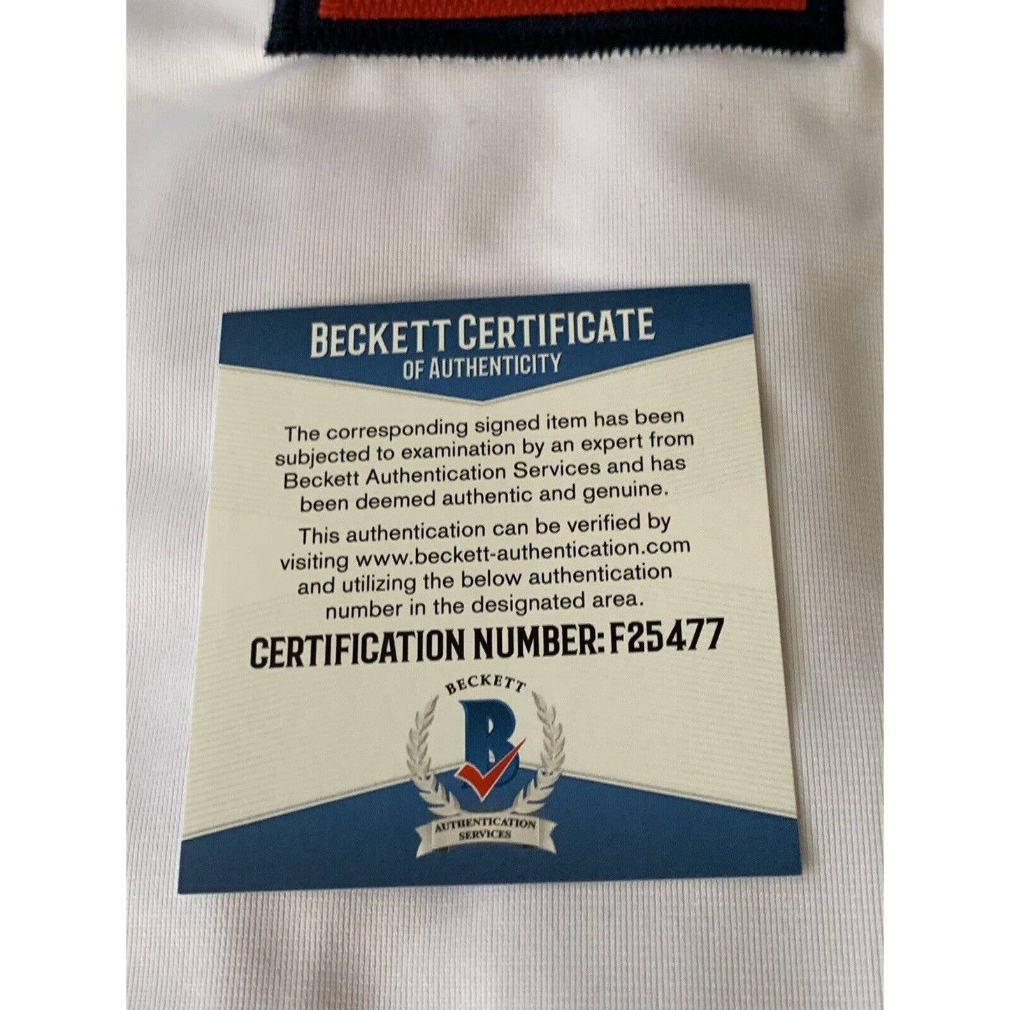 Ted Turner Autographed/Signed Jersey Beckett COA Atlanta Braves - TreasuresEvolved