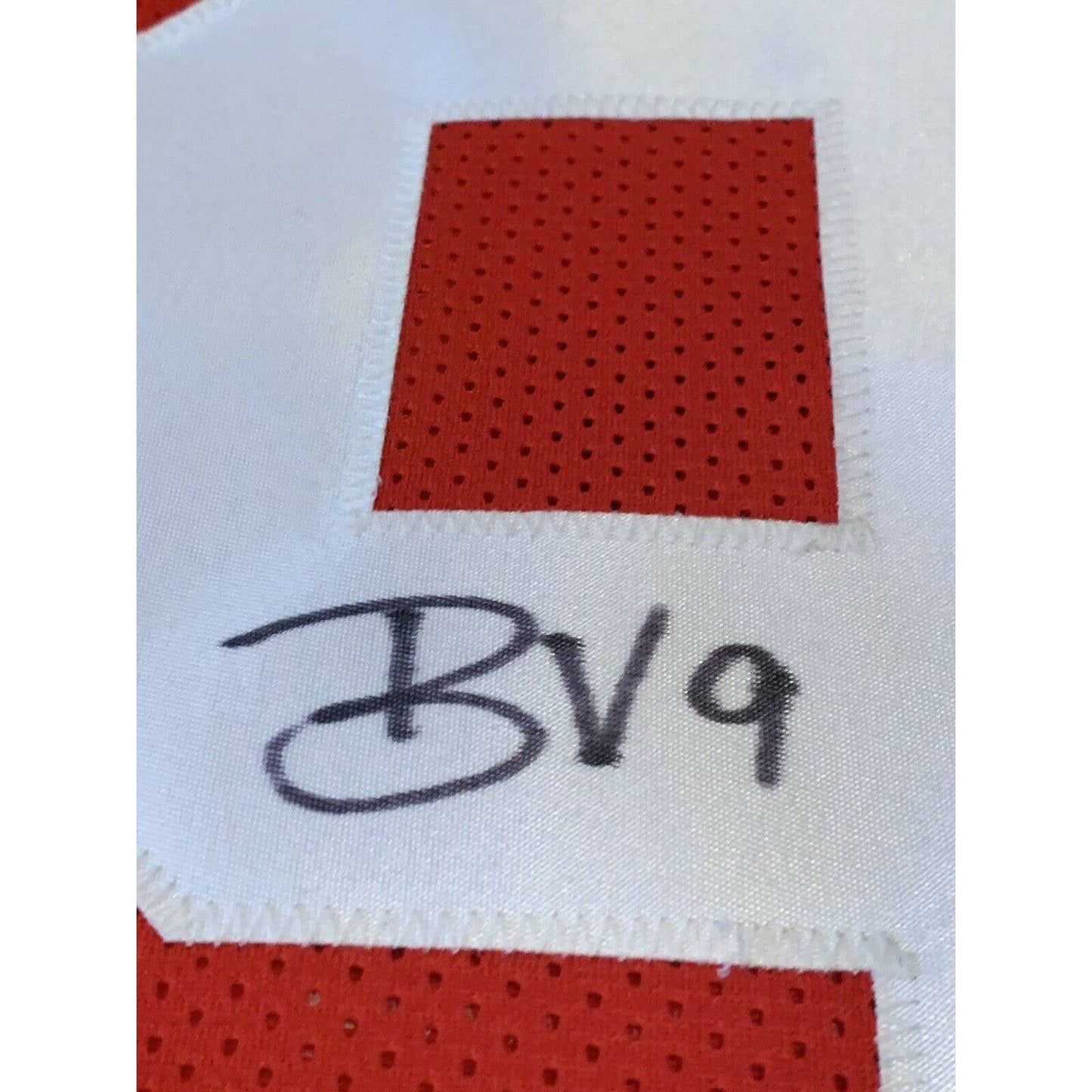 Binjimen Victor Autographed/Signed Jersey JSA COA Ohio State Buckeyes - TreasuresEvolved