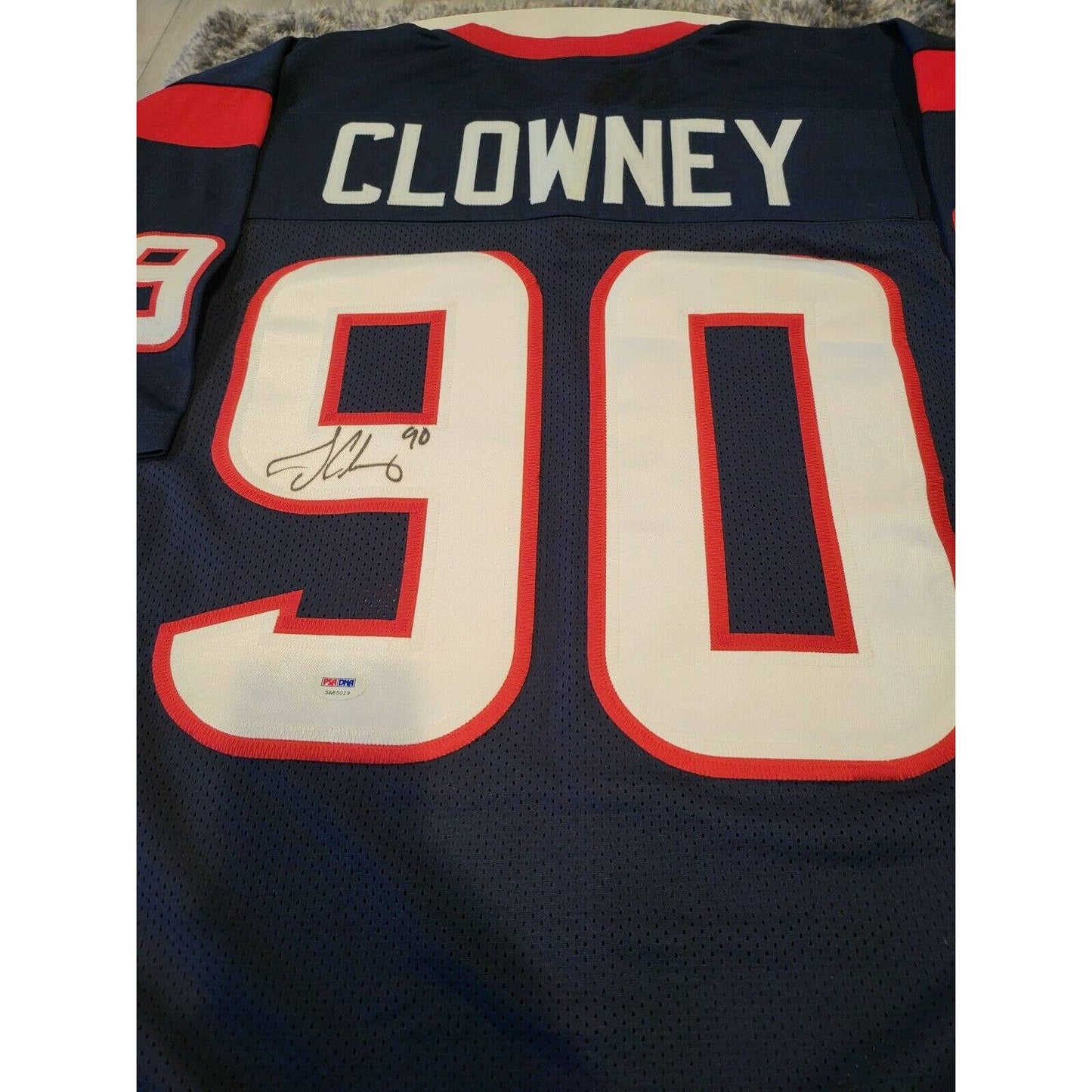 Jadeveon Clowney Autographed/Signed Jersey PSA/DNA Sticker Houston Texans Star - TreasuresEvolved