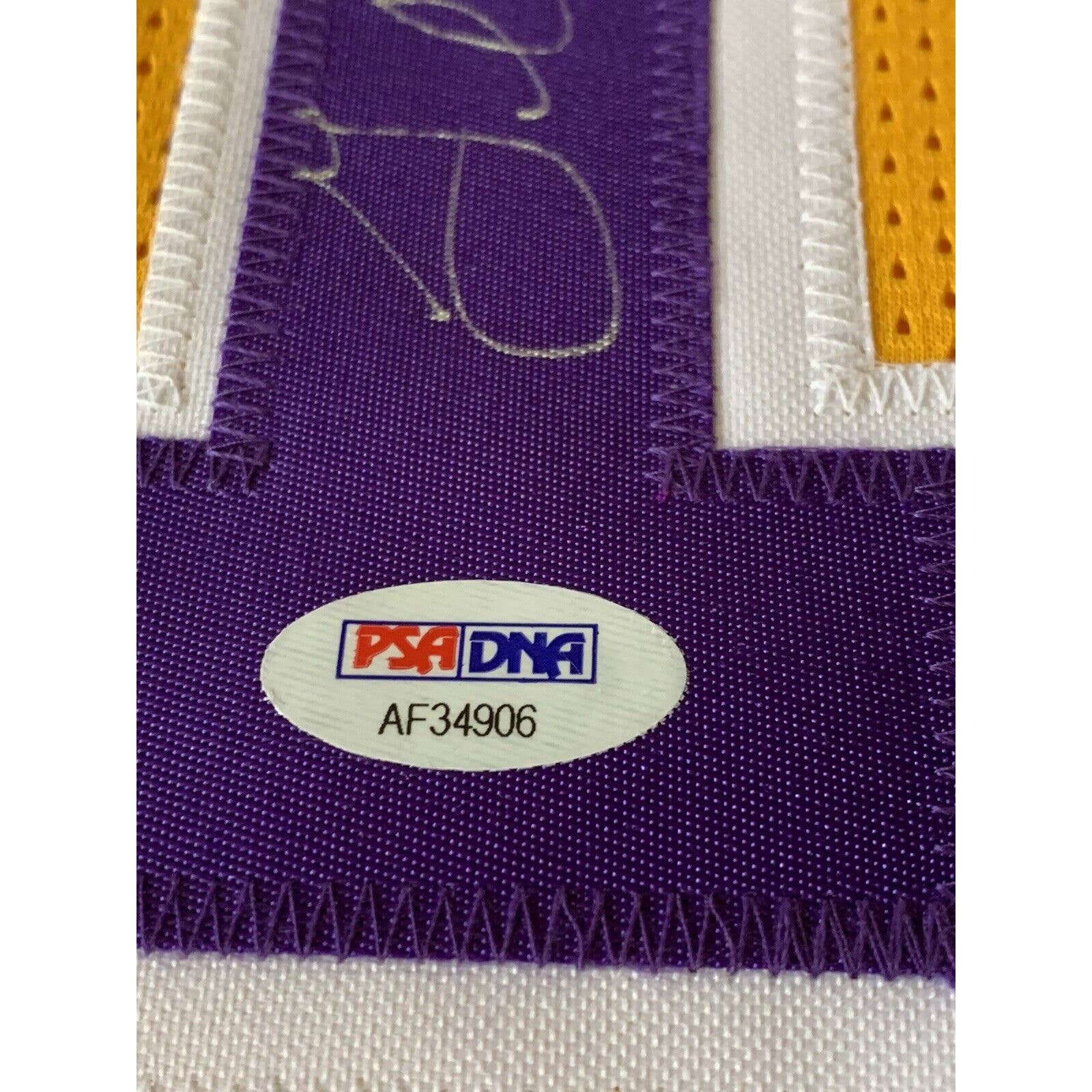Glen Rice Autographed/Signed Jersey PSA/DNA COA Los Angeles Lakers LA - TreasuresEvolved