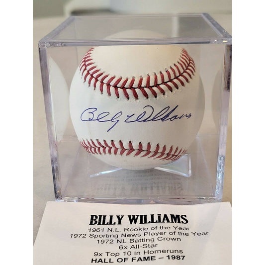 Billy Williams Autographed/Signed Baseball TRISTAR - TreasuresEvolved