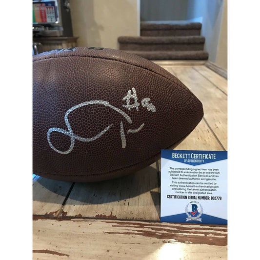 Soloman Thomas Autographed/Signed Football COA San Francisco 49ers Stanford - TreasuresEvolved