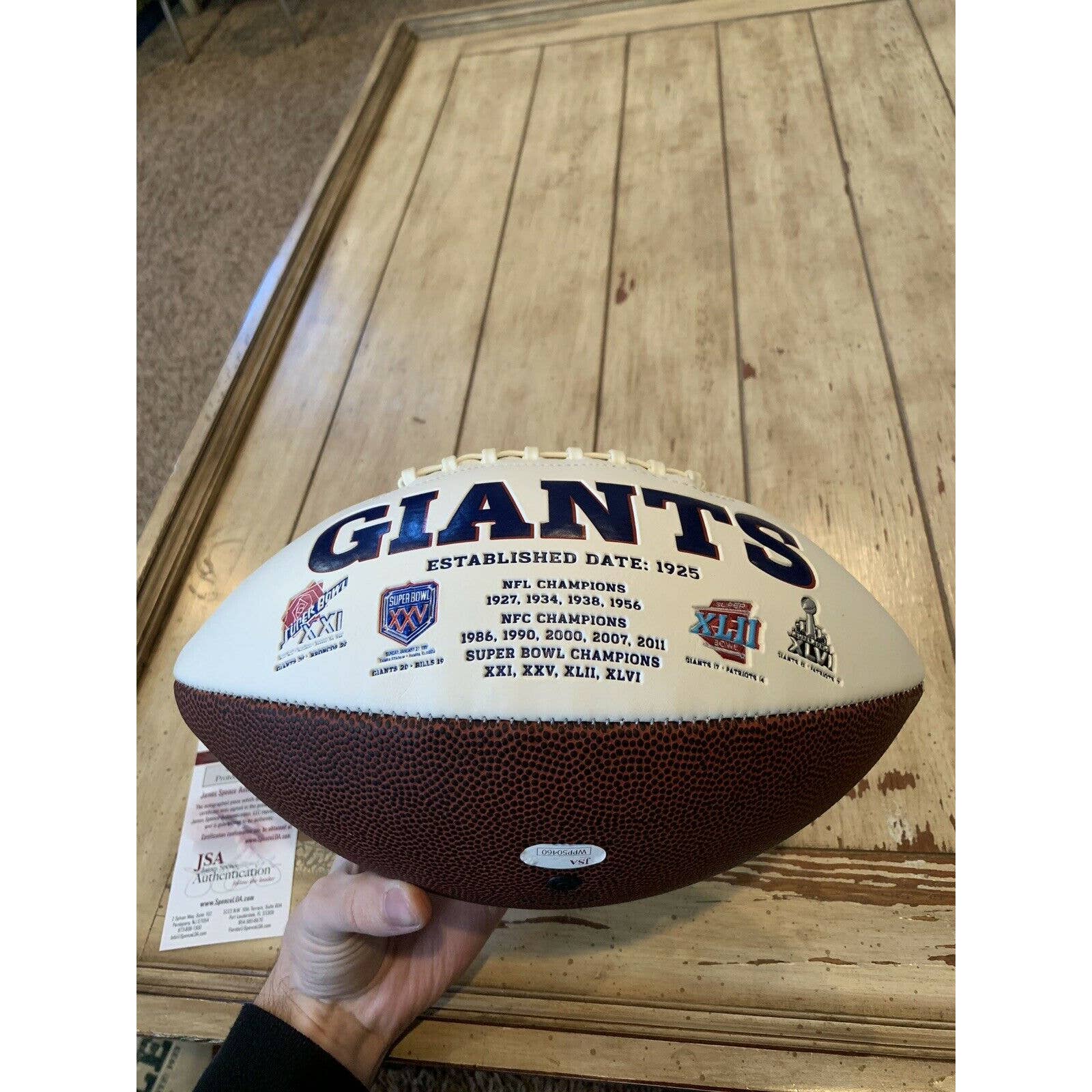 Alec Ogletree Autographed/Signed Football JSA COA New York Giants - TreasuresEvolved