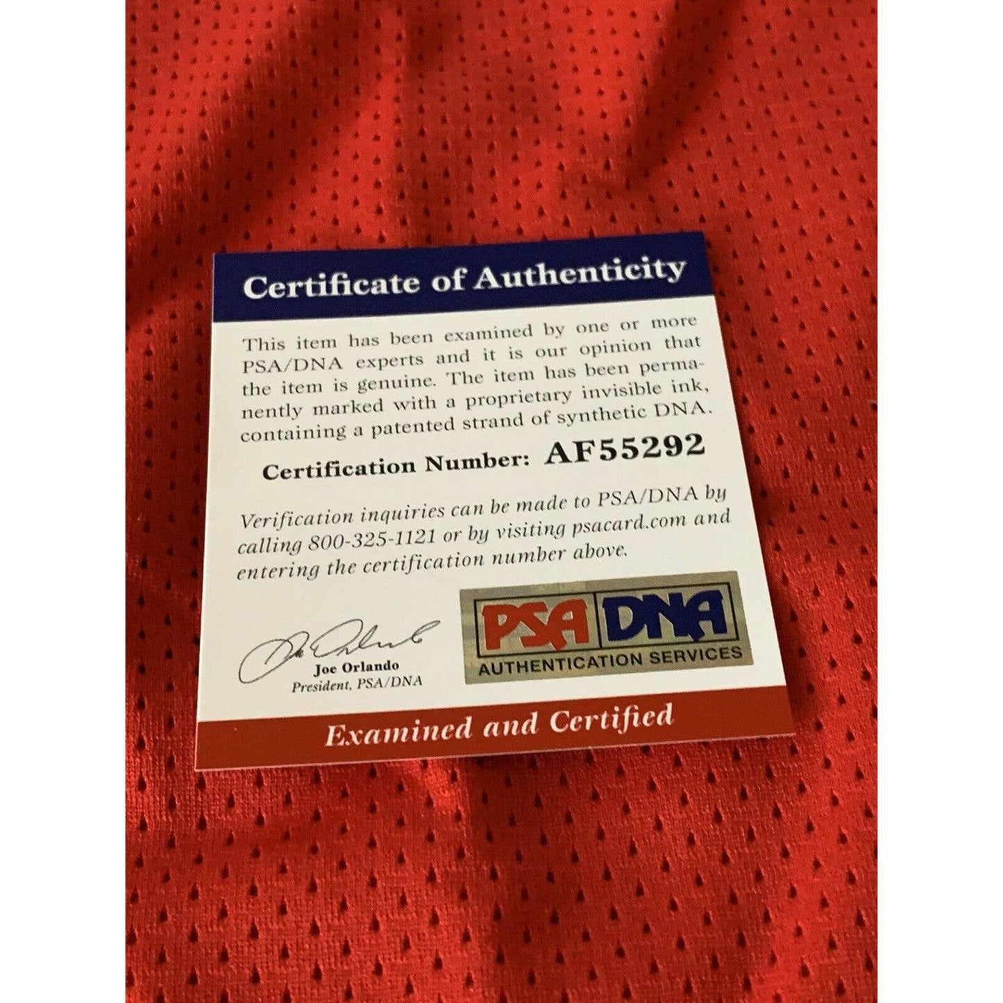 Calvin Murphy Autographed/Signed Jersey PSA/DNA COA Houston Rockets - TreasuresEvolved