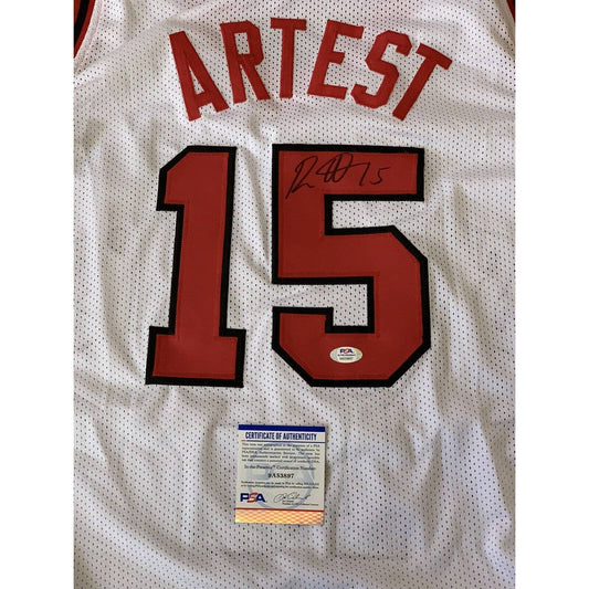 Ron Artest Autographed/Signed Jersey COA St John’s Metta World Peace - TreasuresEvolved