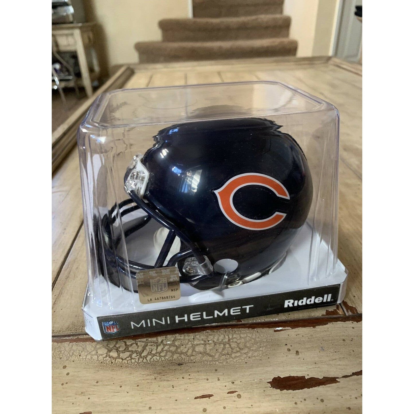 Jordan Howard Autographed/Signed Mini Helmet Schwartz Chicago Bears B - TreasuresEvolved