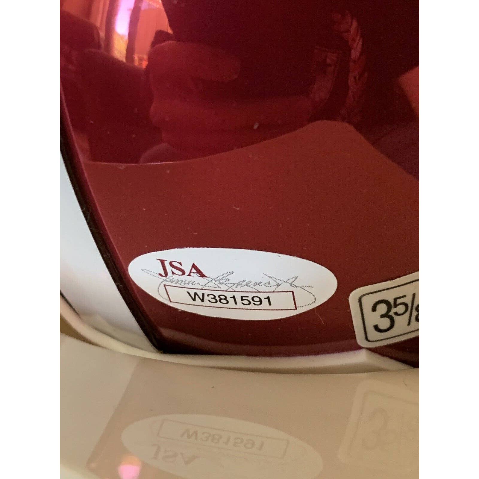 Blake Sims Autographed/Signed CHROME Mini Helmet JSA COA Alabama Crimson Tide B - TreasuresEvolved