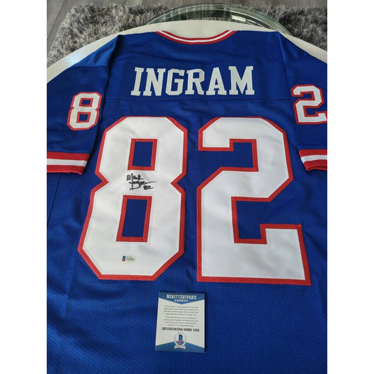 Mark Ingram Autographed/Signed Jersey Beckett COA New York Giants - TreasuresEvolved