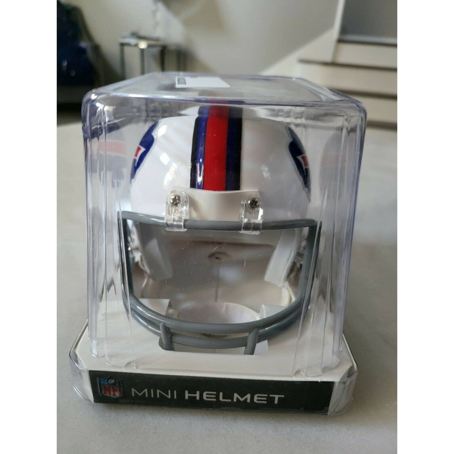 Joe Delamielleure Autographed Mini Helmet Beckett Sticker Signed Buffalo Bills - TreasuresEvolved