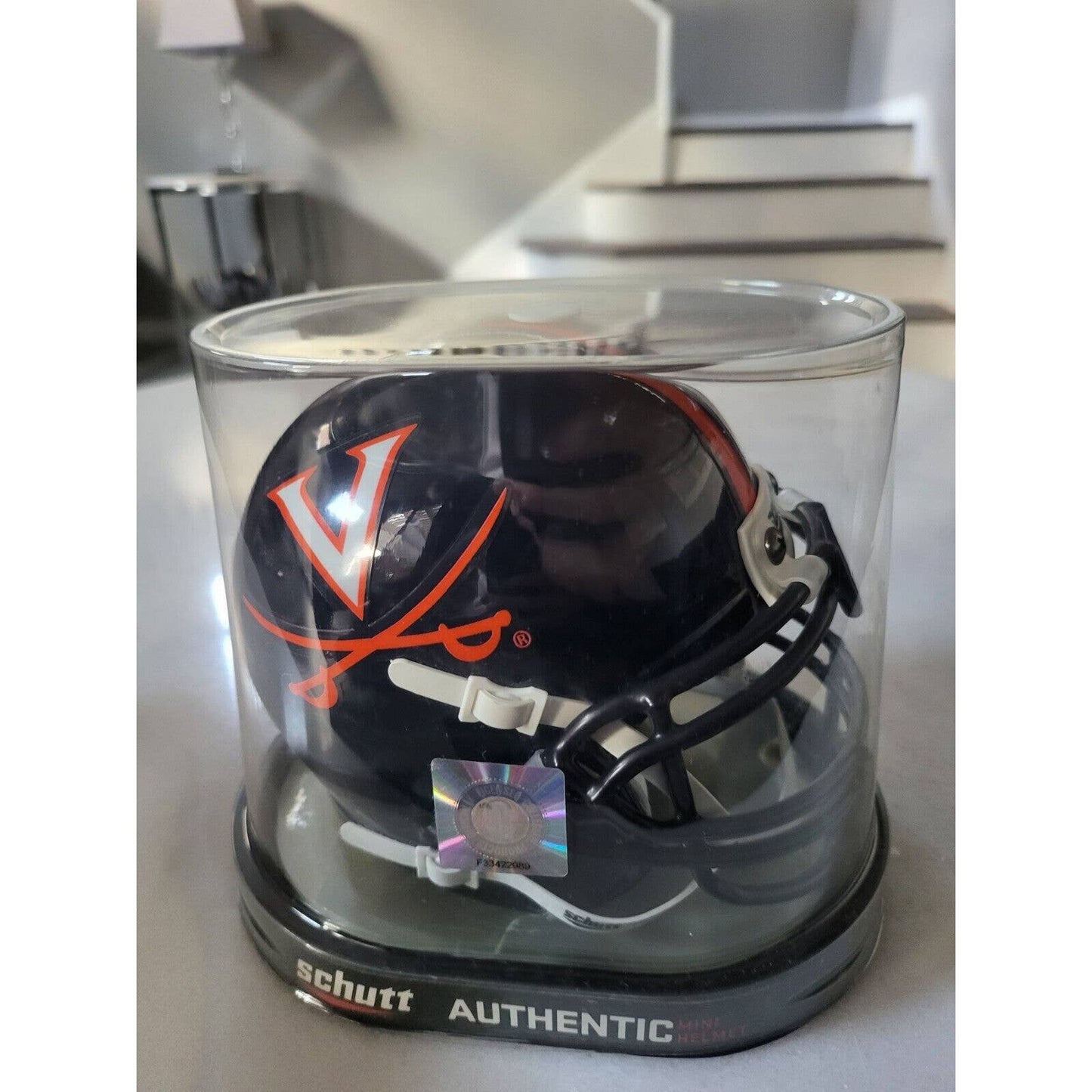 Chris Long Autographed/Signed Mini Helmet Virginia - TreasuresEvolved