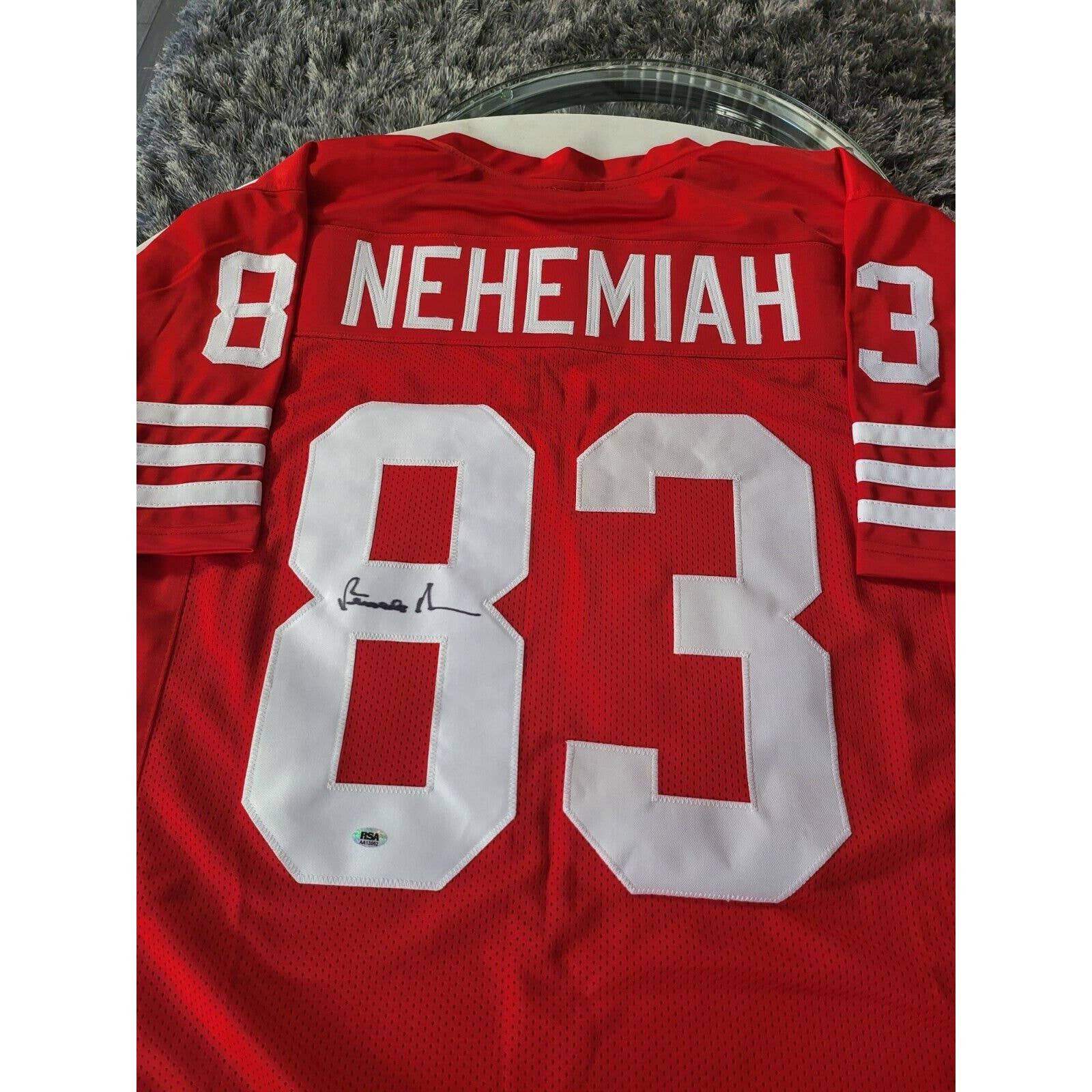 Renaldo Nehemiah Autographed/Signed Jersey San Francisco 49ers - TreasuresEvolved