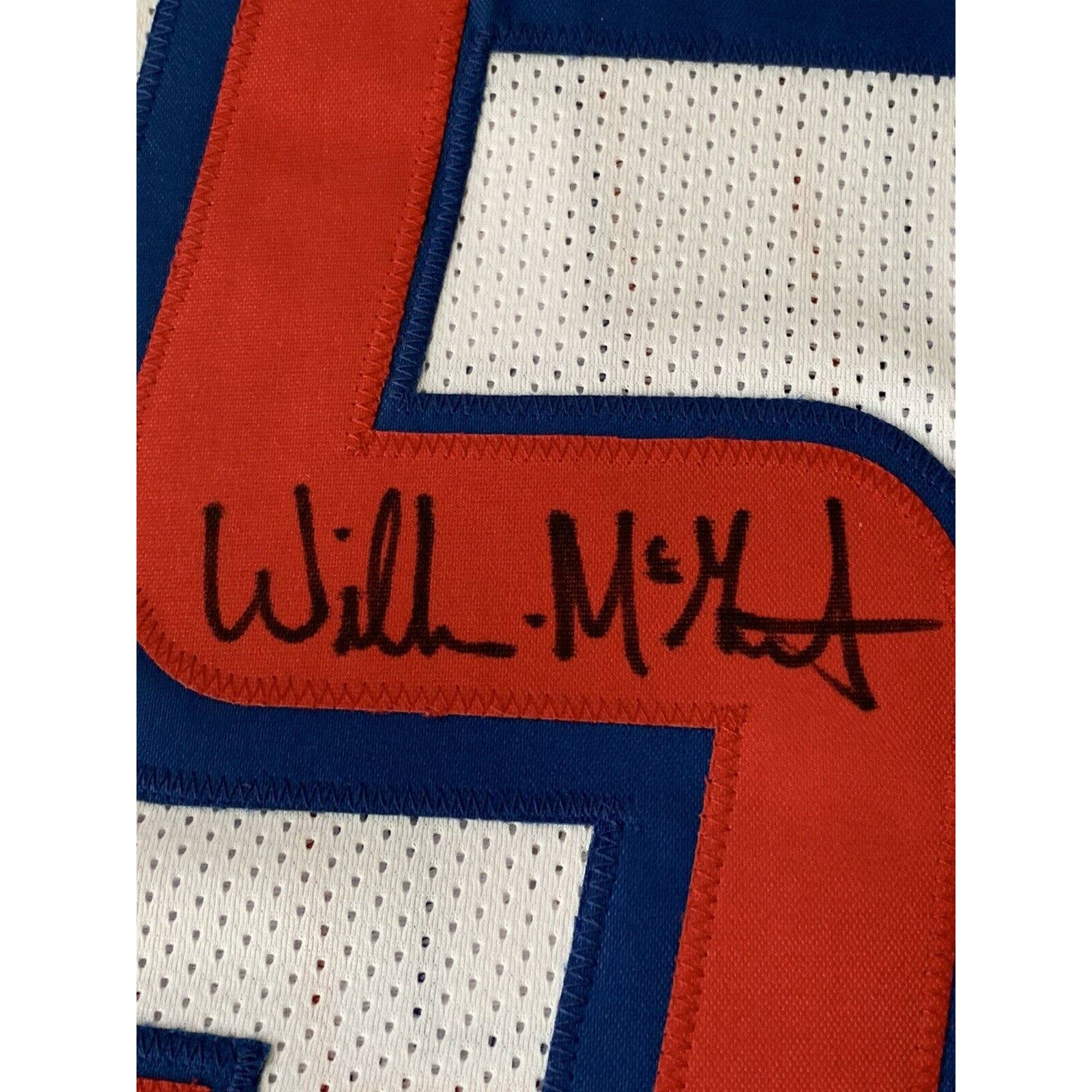 Willie McGinest Autographed/Signed Jersey Beckett COA New England Patriots - TreasuresEvolved