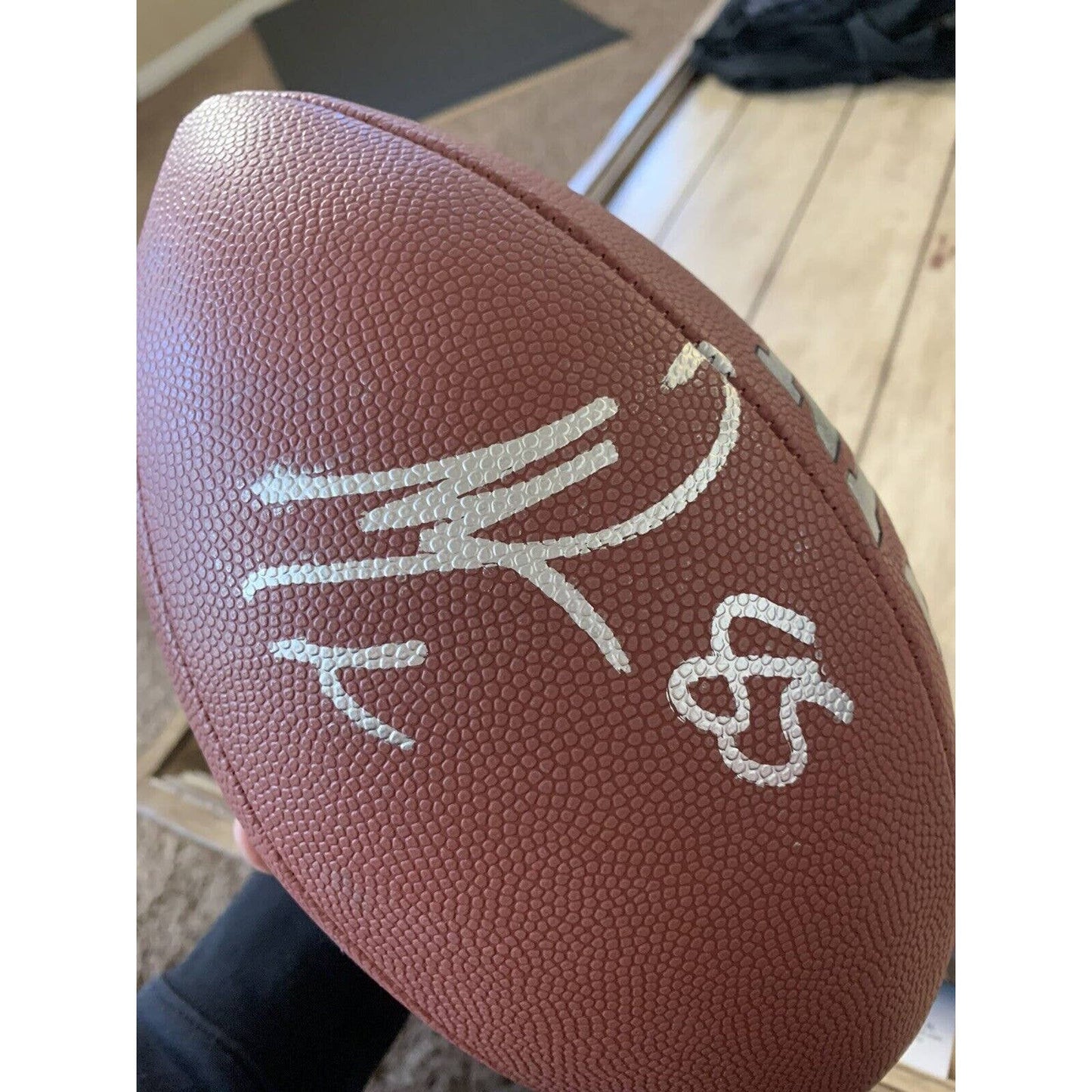 Antonio Gates Autographed/Signed Football JSA COA Los Angeles Chargers LA - TreasuresEvolved