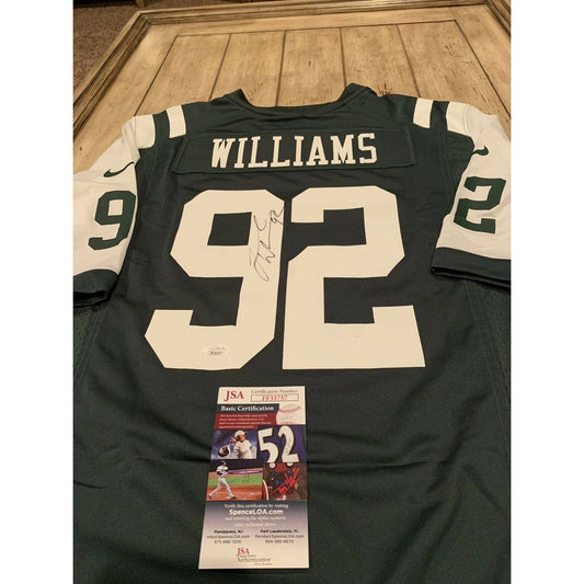 Leonard Williams Autographed/Signed Jersey JSA COA New York Jets NY Auto - TreasuresEvolved