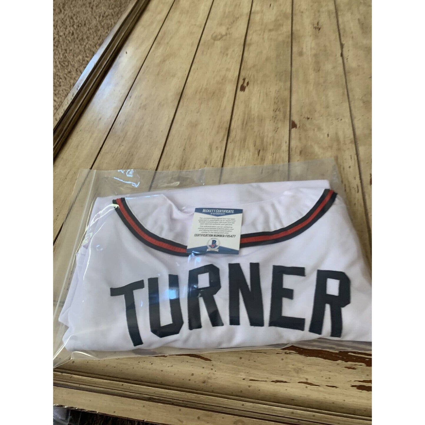 Ted Turner Autographed/Signed Jersey Beckett COA Atlanta Braves - TreasuresEvolved