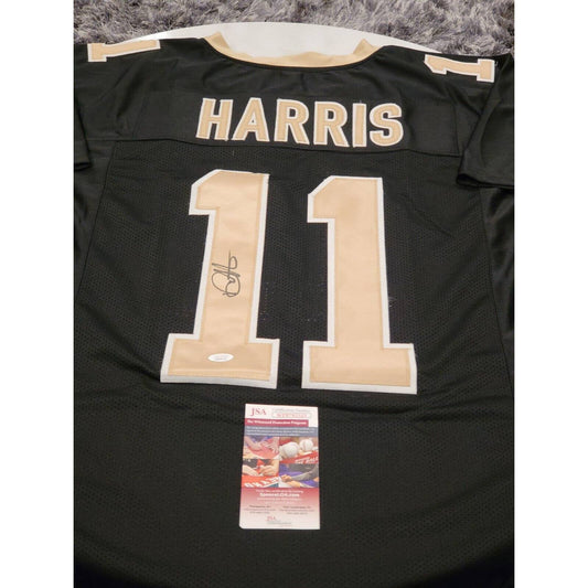 Deonte Harris Autographed/Signed Jersey JSA COA New Orleans Saints - TreasuresEvolved