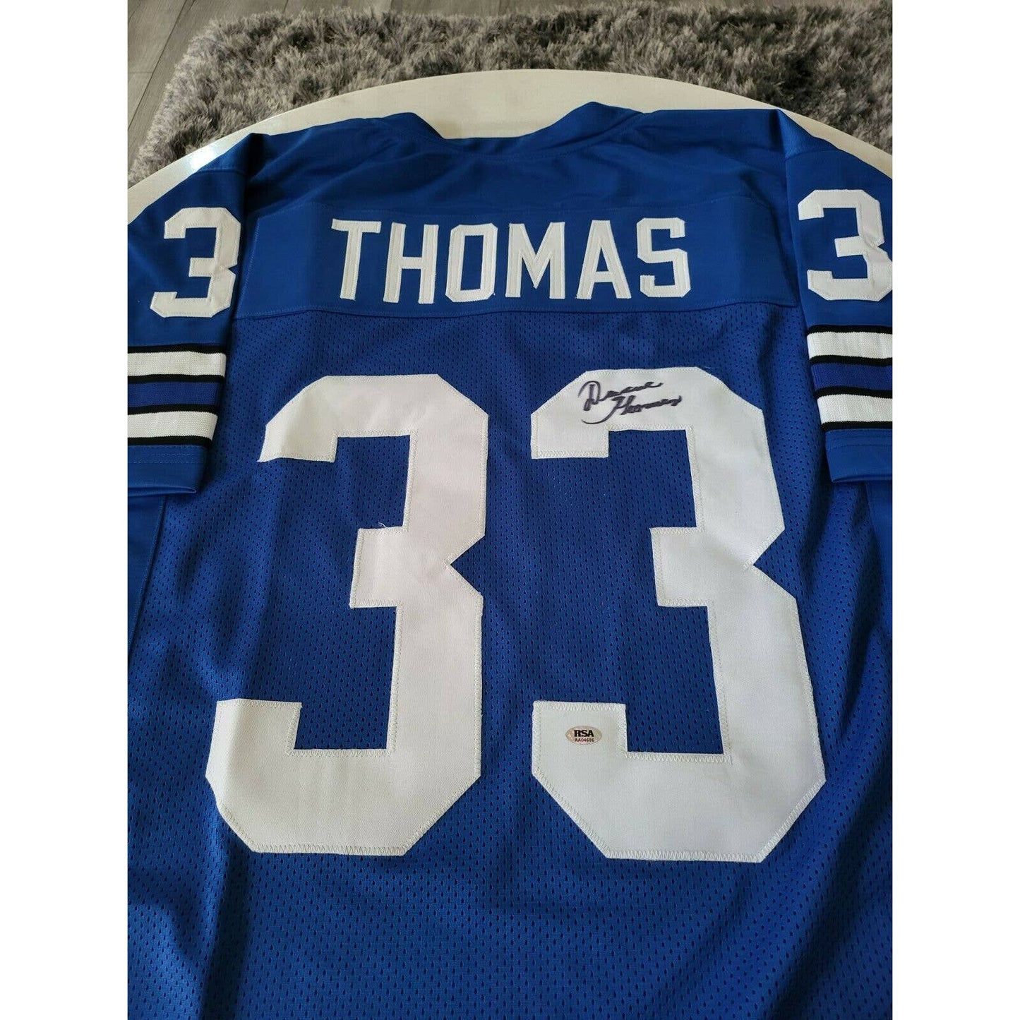 Duane Thomas Autographed/Signed Jersey Sticker Dallas Cowboys - TreasuresEvolved