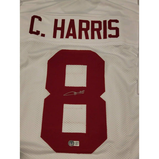 Christian Harris Autographed/Signed Jersey Beckett Sticker Alabama Crimson Tide - TreasuresEvolved