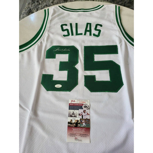 Paul Silas Autographed/Signed Jersey JSA COA Boston Celtics - TreasuresEvolved