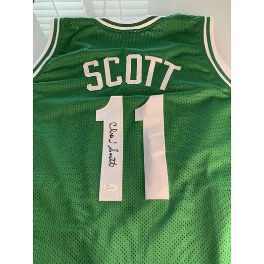 Charlie Scott Autographed/Signed Jersey JSA Sticker Boston Celtics - TreasuresEvolved