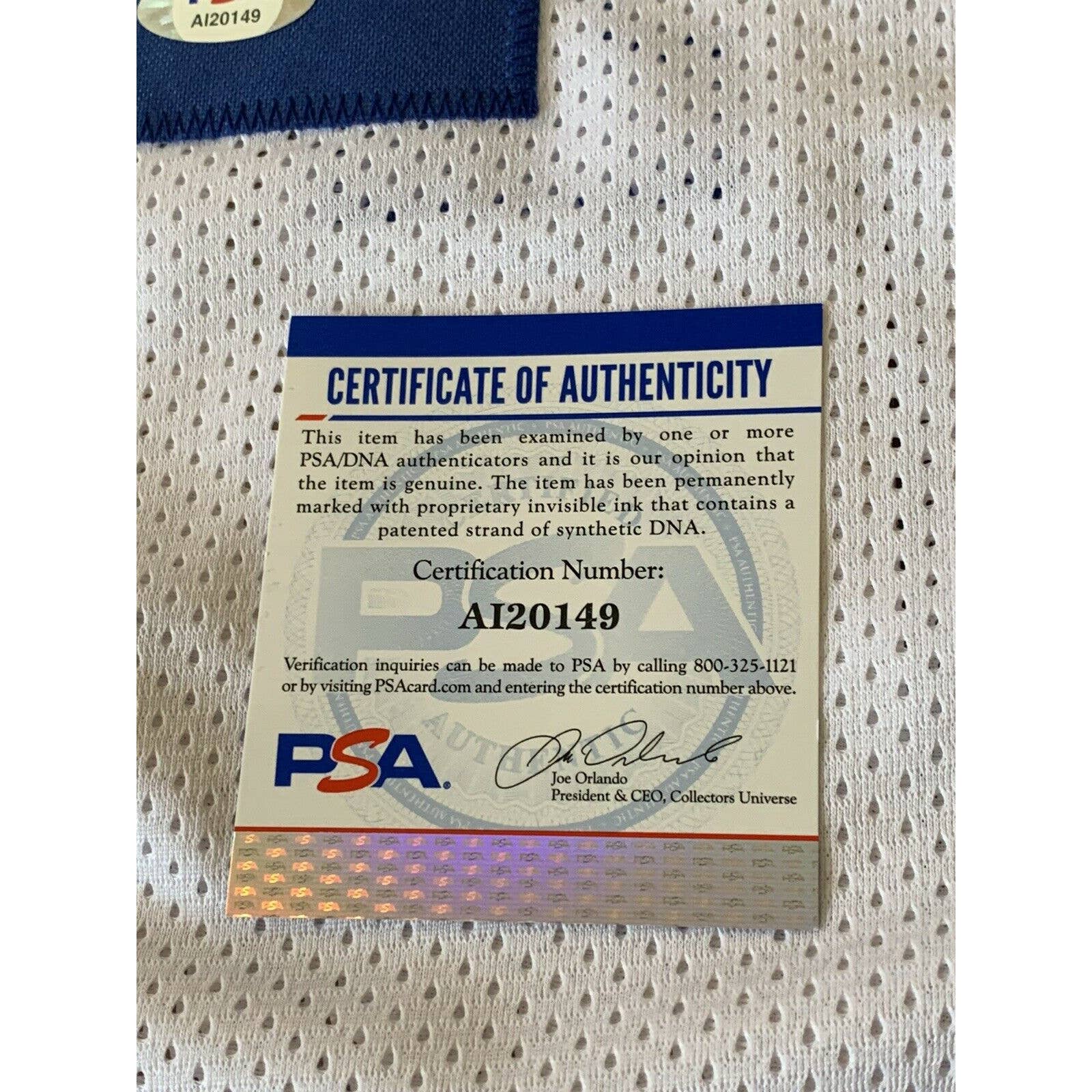 Rick Mahorn Autographed/Signed Jersey PSA/DNA Philadelphia 76ers - TreasuresEvolved