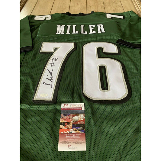 Shareef Miller Autographed/Signed Jersey JSA COA Philadelphia Eagles - TreasuresEvolved