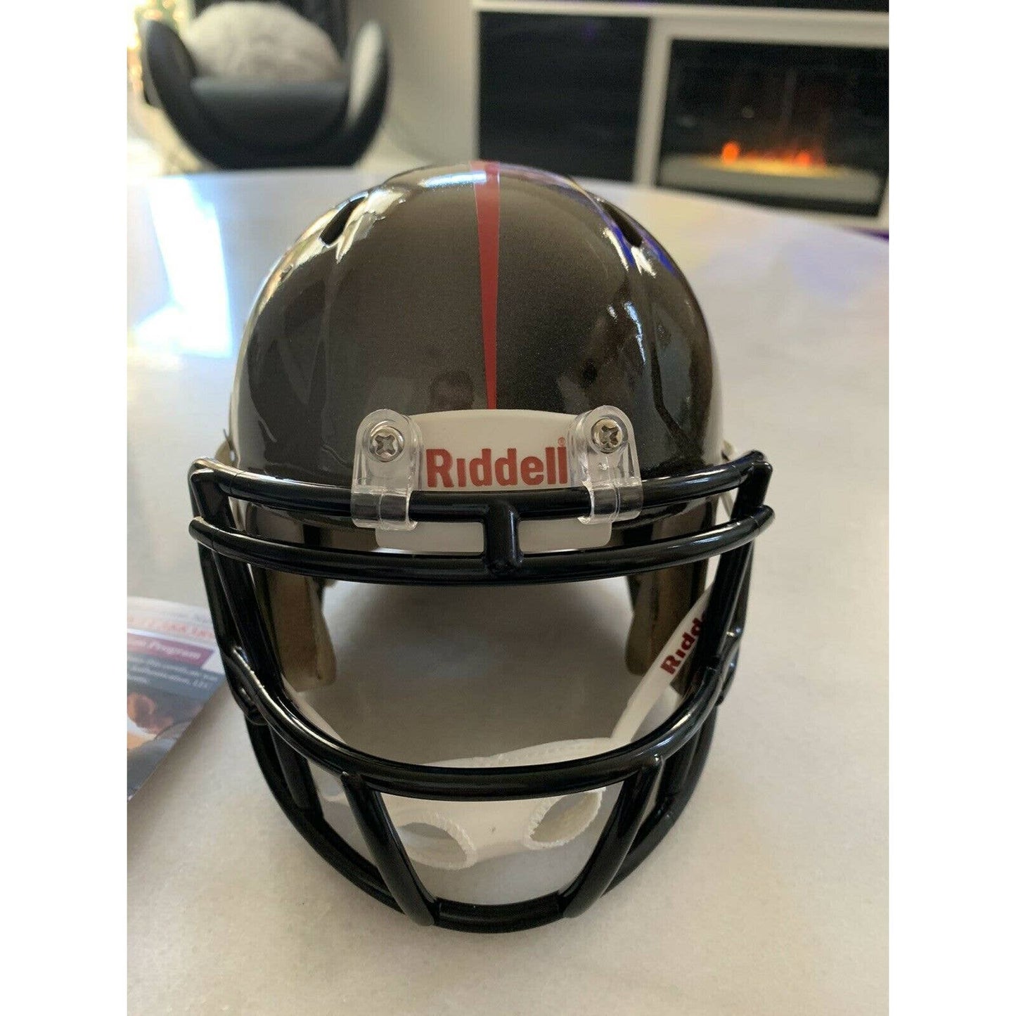 Michael Vick Autographed/Signed Mini Helmet JSA COA Atlanta Falcons PLEASE RED - TreasuresEvolved