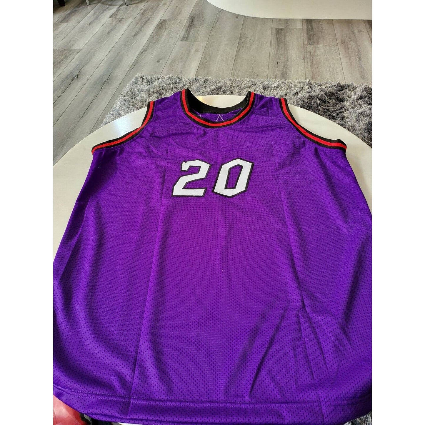 Damon Stoudamire Autographed/Signed Jersey Beckett Toronto Raptors - TreasuresEvolved