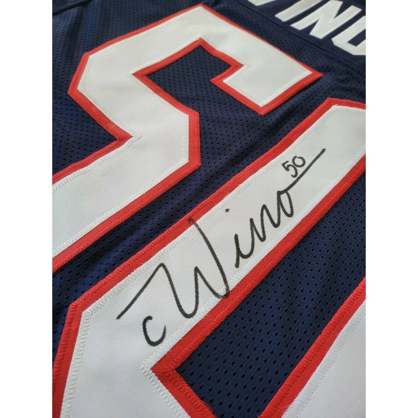 Chase Winovich Autographed/Signed Jersey Beckett Sticker New England Patriots - TreasuresEvolved