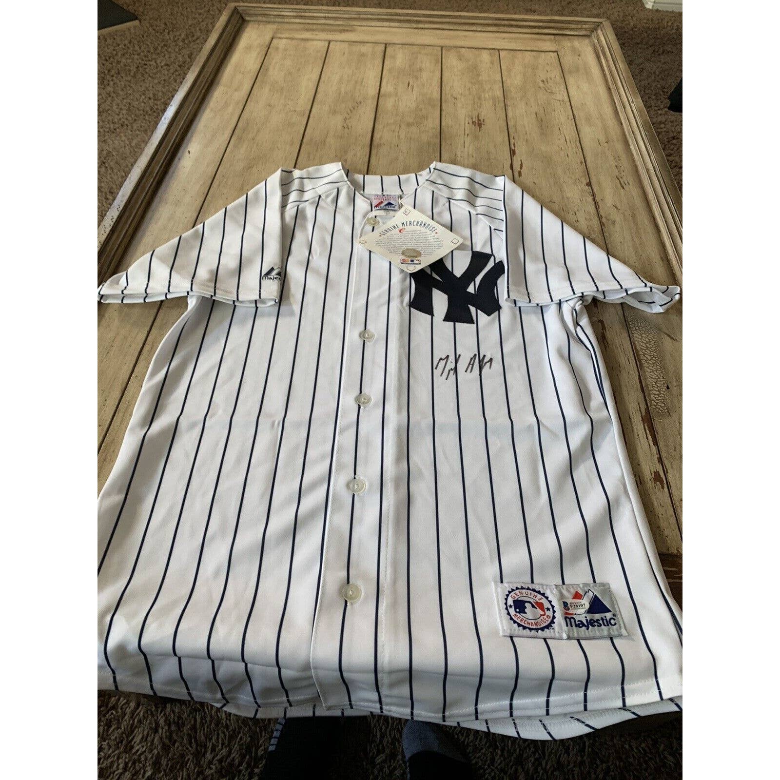 Miguel Andujar Autographed/Signed Jersey Beckett COA New York Yankees - TreasuresEvolved