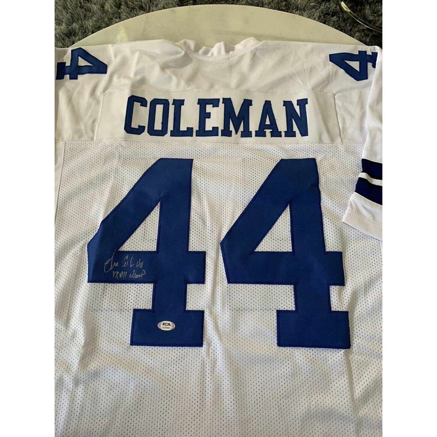 Lincoln Coleman Autographed/Signed Jersey PSA/DNA Sticker Dallas Cowboys - TreasuresEvolved
